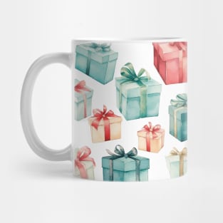 Christmas watercolor pattern #4 Mug